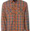 Grundens Kodiak Insulated Long Sleeve Shirt - Clay Plaid - Small -Fishing Equipment Store grundens kodiak insulated long sleeve shirt clay plaid s 63946.1651427067.386.513