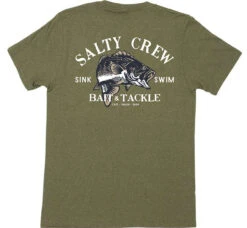 Salty Crew Bass Man Short Sleeve T-Shirt - Spruce - Medium