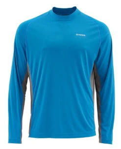 Simms Solarflex LS Crewneck Solid Shirts -Fishing Equipment Store simms solarflex ls shirt 63909.1651071290