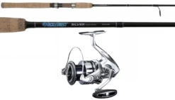 TackleDirect Silver Hook/Shimano ST4000XGFL Stradic FL Spinning Combo