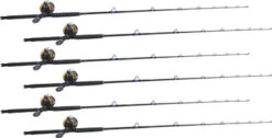 TackleDirect Silver Hook / Shimano TLD TLD30IIA White Marlin Package W/ 6 Combos